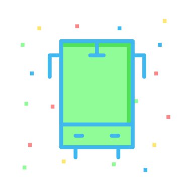 Beyaz arka plan, vektör çizim simgesine seyahat 