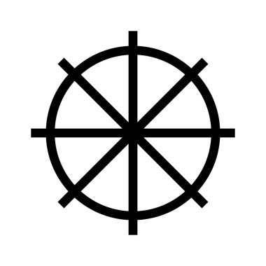 Beyaz arka plan, vektör çizim üzerinde seyahat soyut simgesi 