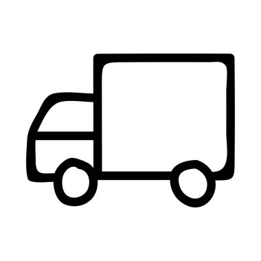  kamyon beyaz arkaplanda izole edildi