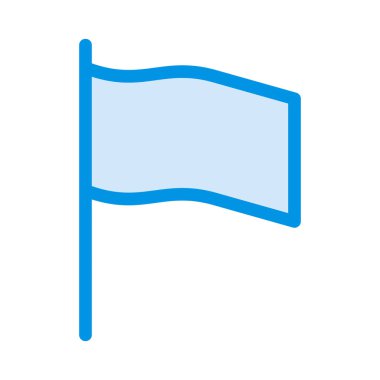 bayrak web simgesi, vektör illüstrasyonu 