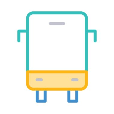 Renkli noktalar beyaz zemin üzerine sarı araba 