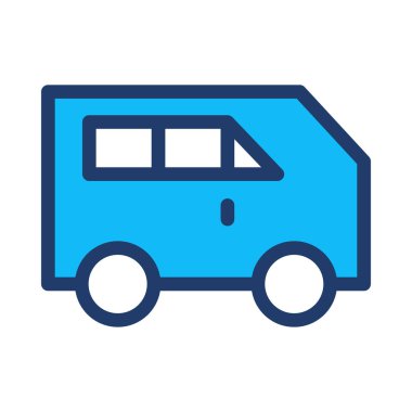 Renkli noktalar beyaz zemin üzerine sarı araba 