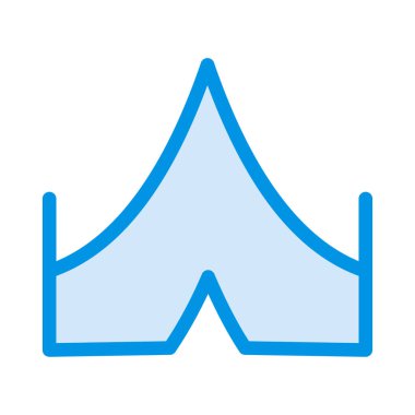 Seyahat kavramı. Beyaz arka planda, vektör çizim soyut mavi kutsal kişilerin resmi 