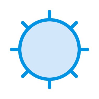 Renk seyahat etmek simge beyaz arka planda, vektör çizim 