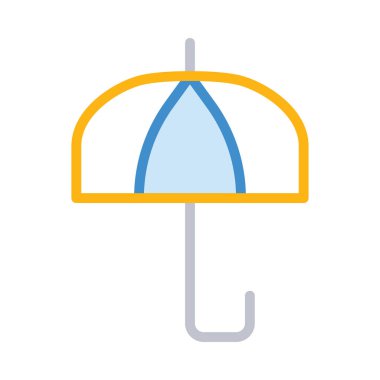 Renk seyahat etmek simge beyaz arka planda, vektör çizim 