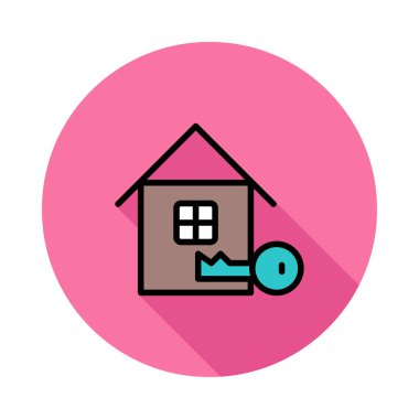 ev simgesi vektör illüstrasyonu