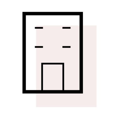 Ağ web simge vektör çizim 