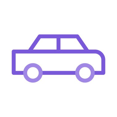 Renkli noktalar beyaz zemin üzerine sarı araba 