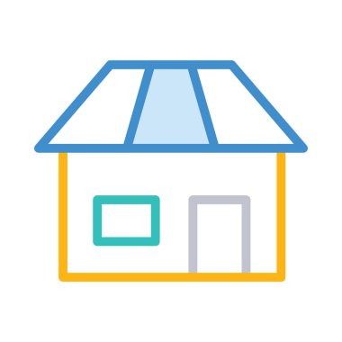 ev simgesi vektör illüstrasyonu