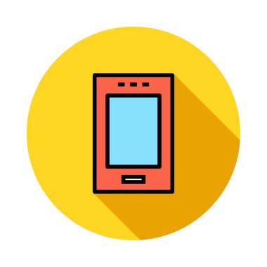 Renk seyahat etmek simge beyaz arka planda, vektör çizim 