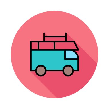 Bej gölge beyaz zemin üzerine izole araba