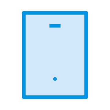 Renk seyahat etmek simge beyaz arka planda, vektör çizim 