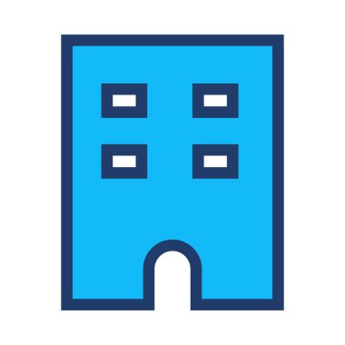 Renk seyahat etmek simge beyaz arka planda, vektör çizim 