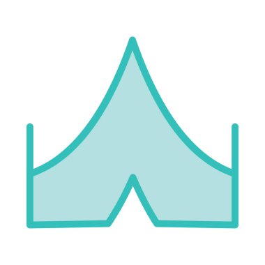 Renk seyahat etmek simge beyaz arka planda, vektör çizim 