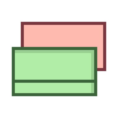 Renk seyahat etmek simge beyaz arka planda, vektör çizim 