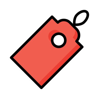 fiyat etiketi simgesi, vektör, illüstrasyon