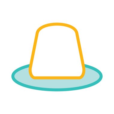 Seyahat renk simgesi beyaz arka planda, vektör çizim 