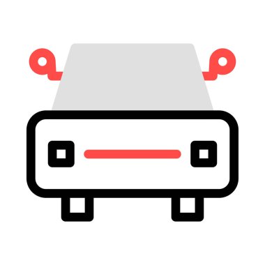 Bej gölge beyaz zemin üzerine izole araba