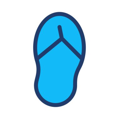 flip flop simge vektör çizim 