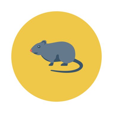 Hayvan web simgesi, vektör çizim 