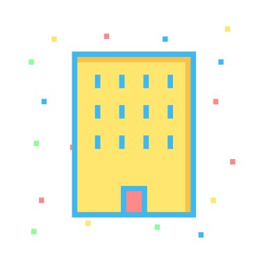 ev simgesi vektör illüstrasyonu