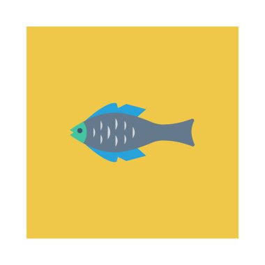 balığı web simge vektör çizim 