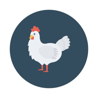 Hayvan web simgesi, vektör çizim 