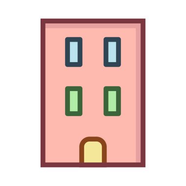 ev simgesi vektör illüstrasyonu