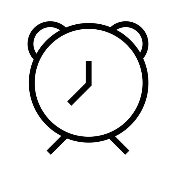 Reloj Icono Vector Ilustración — Vector de stock