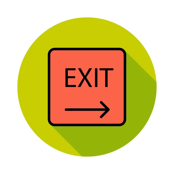 Web Exit Symbol Vektorillustration — Stockvektor