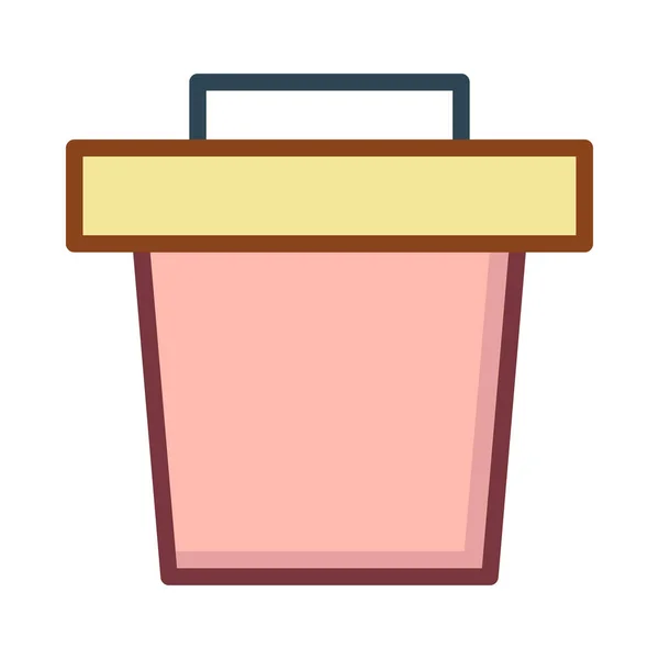 Drink Lijn Pictogram Vector Illustratie — Stockvector