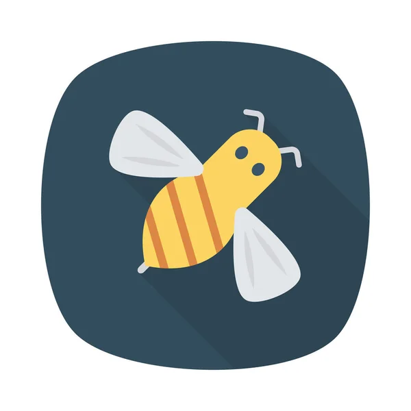 Иконка Пчелы Векторная Иллюстрация — стоковый вектор