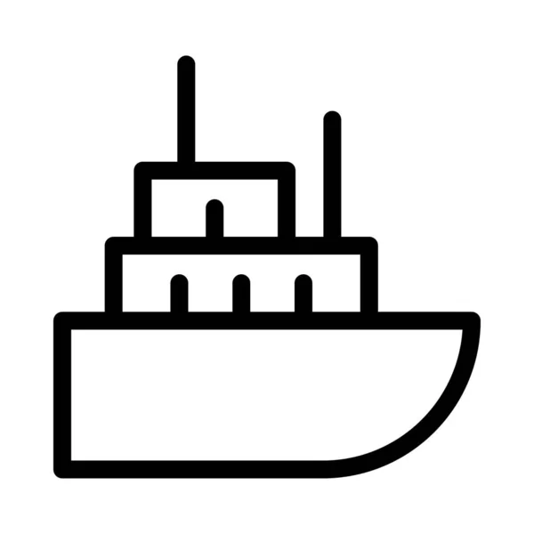 Векторная Иллюстрация Корабля — стоковый вектор