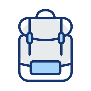 çanta web simgesi vektör illüstrasyonu  