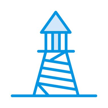 kule ağ simgesi, vektör illüstrasyonu 