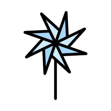 fırıldak web simge vektör çizim 