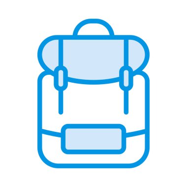 çanta web simgesi vektör illüstrasyonu  