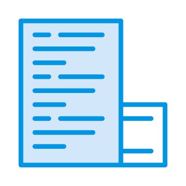 belge web simgesi, vektör illüstrasyonu 