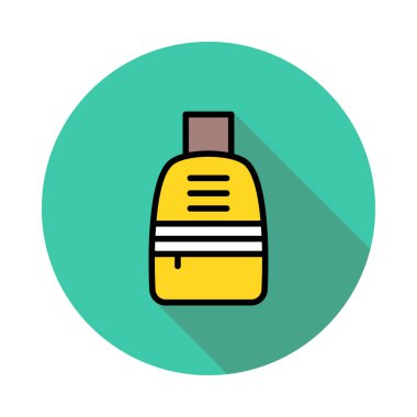 şişe ağ simgesi, vektör illüstrasyonu 