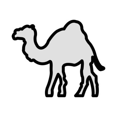 deve web simgesi, vektör çizim 