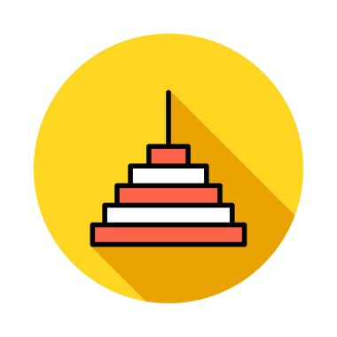 kek ikonu vektör illüstrasyonu 