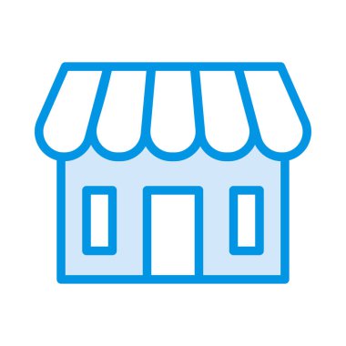 Dükkanı web simge vektör çizim 