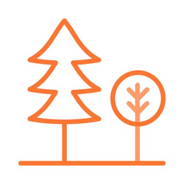 Orman Ağı simgesi, vektör illüstrasyonu 