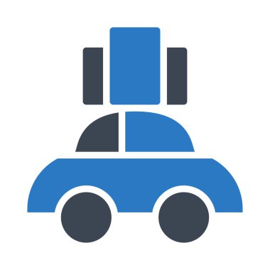 araba beyaz arka planda, vektör çizim 