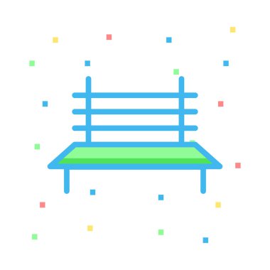 Tezgah web simgesi, vektör çizim