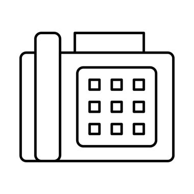 telefon web simgesi, vektör çizim 