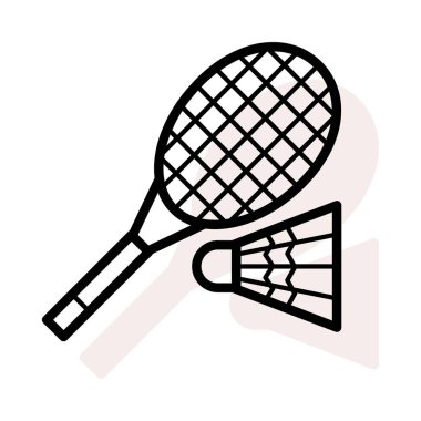 Tenis raketi vektör illüstrasyonu 