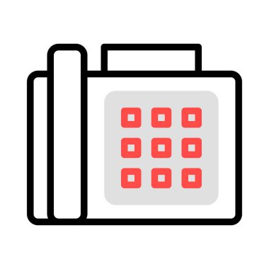 telefon web simgesi, vektör çizim 