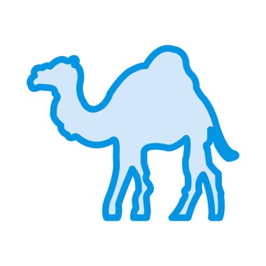 deve web simgesi, vektör çizim 