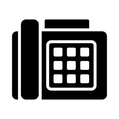 telefon web simgesi, vektör çizim 